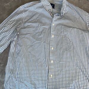 Men's Blue Checkered Shirt